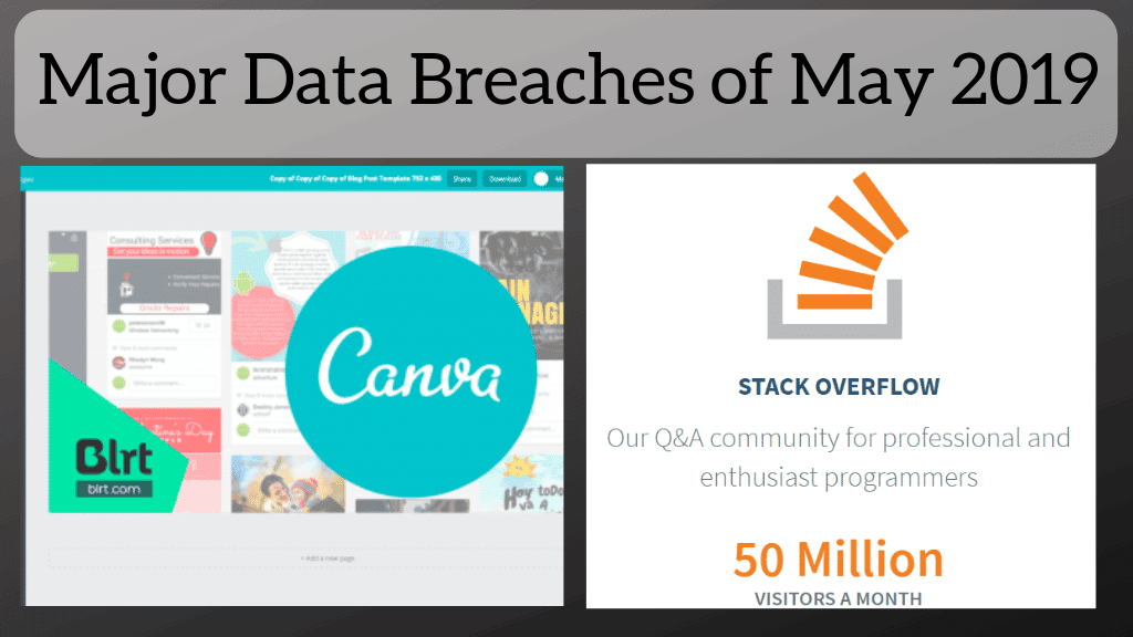Major Data Breaches in last month