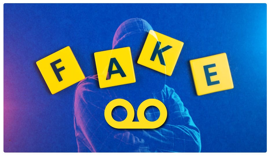 Phishing using fake voicemails