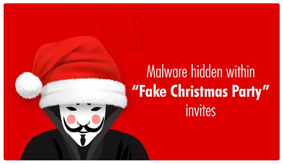 Malware found in fake Christmas Party Invite